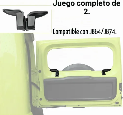 Vista 4 de YOCTM Paquete de 2 cubiertas protectoras de alambre de calefacción para parabrisas trasero para Suzuki Jimny 2019-2026 JB64 JB74W, borde de cable