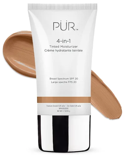 Vista 9 de PÜR MINERALS 4-in-1 Tinted Moisturizer With SPF 20 - Hydrating Face Moisturizer, Primer, & Foundation With Shea Butter, Aloe Vera & Vitamin B3