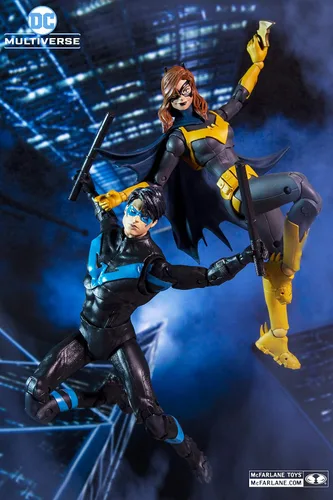 Vista 10 de McFarlane Toys DC Multiverse Nightwing: Figura de acción mejor que Batman con batimóvil para construir del Renacimiento (Pieza 2)