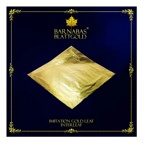 Vista 16 de Barnabas Blattgold Hoja de plata de imitación, patente de transferencia [25 hojas, 5.5 pulgadas], hoja de lámina de metal para pintura, artes