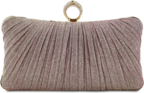 Vista 13 de Bolsos de Mano para Noche - Bolso de Noche para Mujer, Bolso de Fiesta para Cóctel/Baile/Fiesta/Boda/Formal