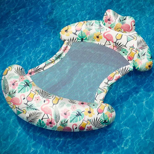 Vista 3 de Pool Floats Adult - Inflatable Pool Lounger, Pool Lounger Chairs for Relaxation, Floating Water Lounger Chairs Summer Water Sun Tanning for Swimming