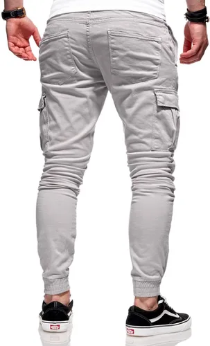 Vista 3 de BUXKR Pantalones cargo para hombre, pantalones casuales de senderismo, pantalones de entrenamiento para hombre