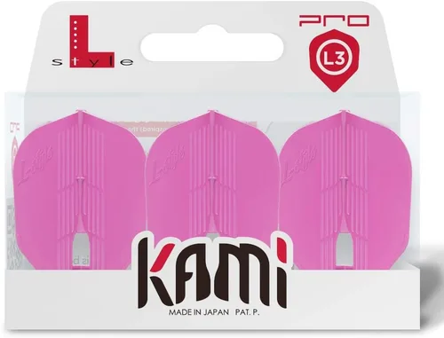 Vista 8 de L-style L3 Shape (Small Standard) Dart Flights - PRO Kami