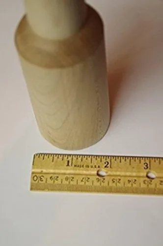 Vista 2 de Pezón recto de madera de arce para chucrut y más Fabricado en Estados Unidos