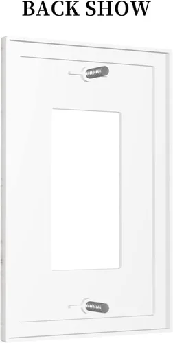 Vista 331 de Placa de Interruptor de Luz Azul de 1 Gang, Placa de Pared Decorativa de Palanca Individual, Cubierta de Placa de Pared de Palanca, Placa Frontal
