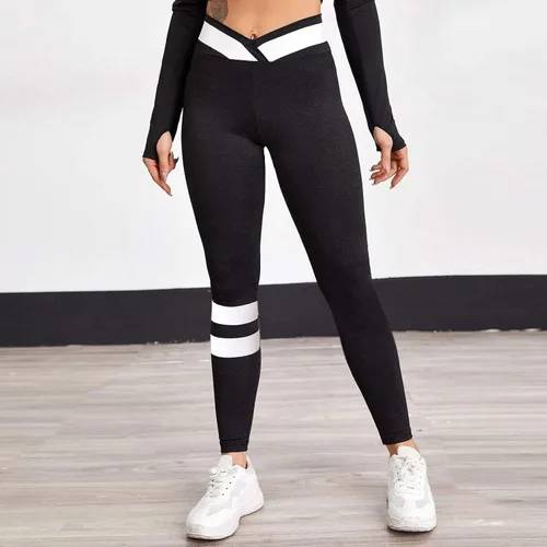 Vista 2 de MNBCCXC Pantalones de entrenamiento para mujer, atléticos, yoga, correr, deportes, pantalones de yoga, pantalones de yoga pequeños para mujer