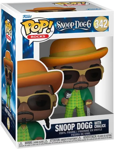 Vista 2 de Funko Pop! Rocks: Snoop Dogg con cáliz, multicolor, figura de vinilo, aproximadamente 4.3 pulgadas de alto