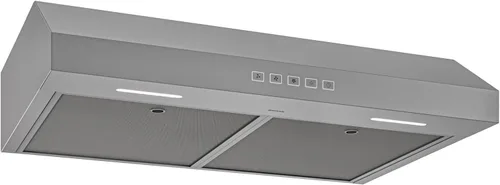 Vista 13 de Broan-NuTone Campana extractora debajo del gabinete de 30 pulgadas, ENERGY STAR, soplador máximo 350 CFM, acero inoxidable negro