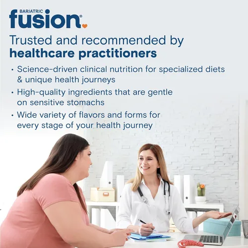 Vista 8 de Bariatric Fusion Multivitamínico bariátrico con hierro Quick Melt Vitaminas sin azúcar para manga gástrica y bypass gástrico Sabor a bayas