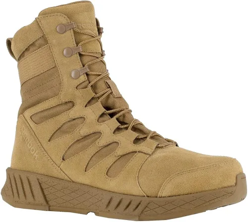 Vista 2 de Reebok Floatride Energy Tactical Safety Toe - Botas tácticas de 8 pulgadas con cremallera lateral
