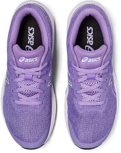Vista 6 de ASICS GT-1000 11 Grade - Tenis de correr para niños, NegroRojo Eléctrico