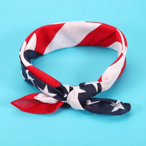 Vista 9 de Ardorchid Bandana Diadema de Bandera Americana Roja Blanca y Azul Diademas Patrióticas de EE.UU. para Hombres y Mujeres Bufanda de Cuello y Cara