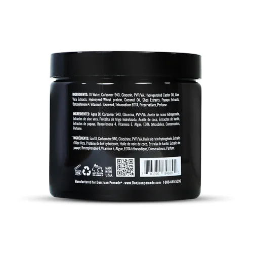 Vista 3 de Don Juan Gel para peinar el cabello, fijación fuerte, fórmula que no se descama, aroma de brisa marina de verano, 16 onzas