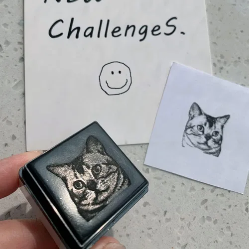 Vista 7 de Sellos personalizados para retratos de mascotas, sellos personalizados con nombre con foto, para gatos y perros, recuerdos, sellos personalizados