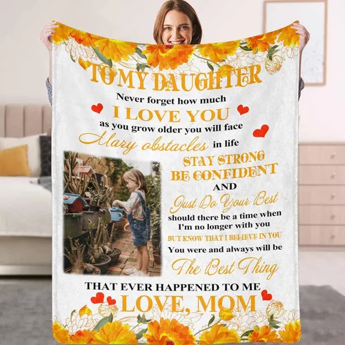 Vista 14 de YESCUSTOM Manta personalizada de collage de fotos para mejor amiga o mejor amiga, mantas con imagen personalizada con texto en inglés "To My