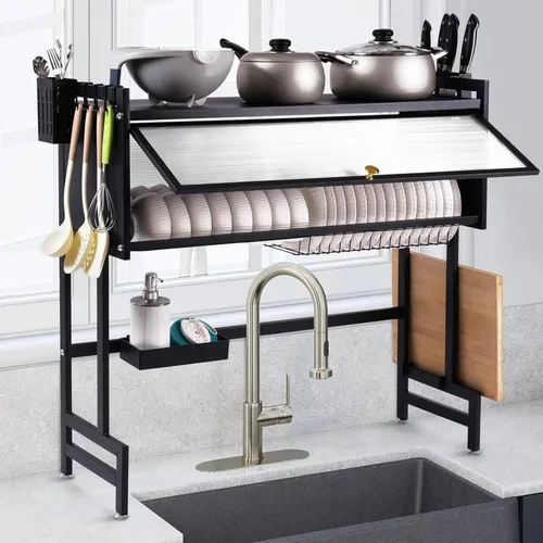 Vista 2 de Escurridor De Platos Con Tapa 65cm