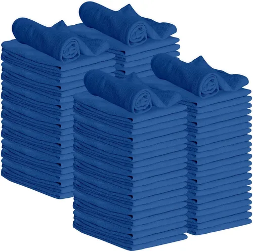 Vista 28 de GREEN LIFESTYLE Paquete de 150 toallas azules de 12 x 14 pulgadas, 100% algodón, superabsorbentes y duraderas para el automóvil, trapos reutilizables