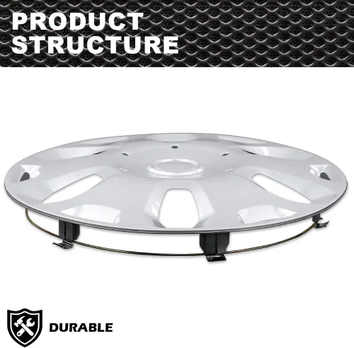Vista 2 de CNNELL 1 tapacubos de 15 pulgadas para llanta completa compatible con Ford Transit Connect Van 2010-2013 9T1Z1130A, 9T161130AA, 1 unidad