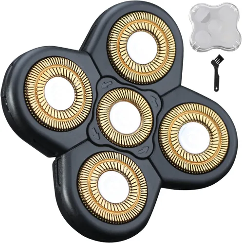Vista 12 de Cabezas de Reemplazo para Afeitadora Eléctrica de 5 Cuchillas Universal para Navaja (5D Negro)