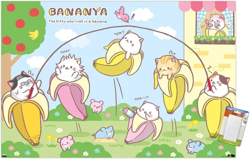 Vista 12 de Trends International Bananya - Póster de pared con cuerda de saltar