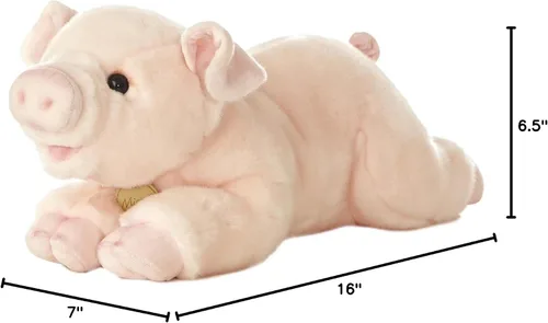 Vista 2 de Cerdito de felpa Miyoni de Aurora World de 16 pulgadas