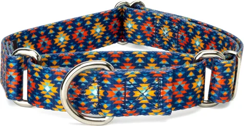 Vista 16 de Country Brook Petz - Collar de perro Albuquerque Martingale - Colección Country and Western con diseños rústicos (1/2 pulgada, 2XS)