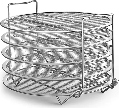 Vista 4 de Goldlion Accesorios para olla instantánea de 6 cuartos de galón, soporte para brochetas y estante deshidratador