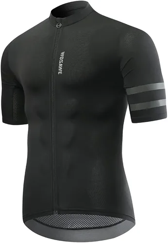 Vista 2 de WOSAWE Camiseta de ciclismo transpirable de manga corta para hombre