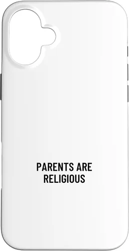 Vista 22 de iPhone 16 Parents are religious Case