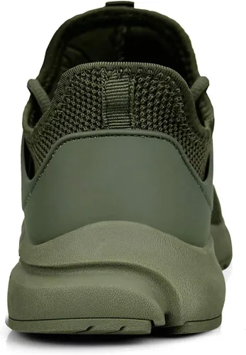Vista 4 de Troadlop - Zapatos deportivo para mujer, antideslizantes, de meter, con cordones de adorno, para correr o caminar