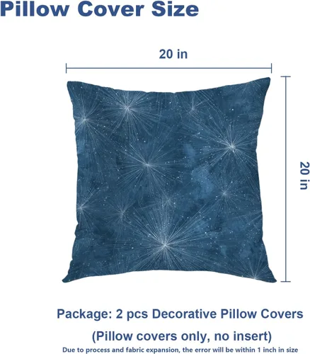 Vista 25 de Batmerry Flowers with Stems Throw Pillow Covers, Beautiful Floral Decorative Pillow Covers Digital Printing Blended for Couch Sofa Bed Invisible