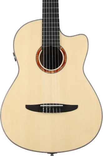 Vista 8 de Yamaha NCX1 NT Cutaway Guitarra Clásica Acústica-Eléctrica de Cuerdas de Nylon, Natural