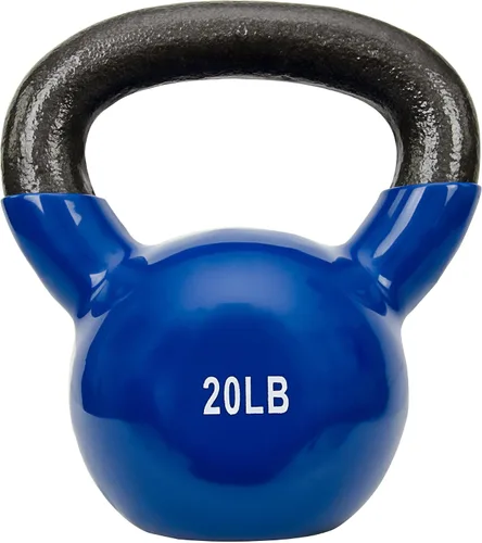 Vista 10 de Pesa rusa con revestimiento de vinilo Sunny Health & Fitness para entrenamiento de fuerza y ejercicio de balanceo - En 5, 10, 15, 20, 25 libras