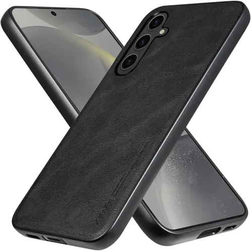 Vista 39 de X-level Funda para Samsung Galaxy Z Flip 6, delgada funda delgada de piel sintética para teléfono, TPU suave, a prueba de golpes, protección Negro