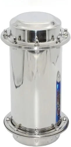Vista 6 de Time Capsule - Contenedor impermeable anticorrosión de acero inoxidable con cierre con juntas de silicona para graduación o preservación de memoria
