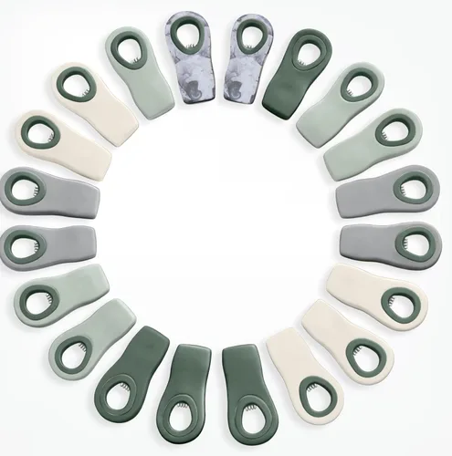 Vista 32 de COOK WITH COLOR Clips para bolsas de chips con imán para almacenamiento de alimentos con agarre hermético para bolsas de pan, bolsas de aperitivos
