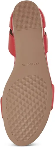 Vista 10 de Aerosoles Sandalias de cuña para mujer, rojo (Red Leather)