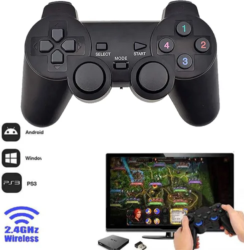 Vista 7 de C-Zone 24GHz USB Twins - Control inalámbrico de juego Gamepad con caja de TV WIN982000X2003VISTAWIN7 SYSTEM