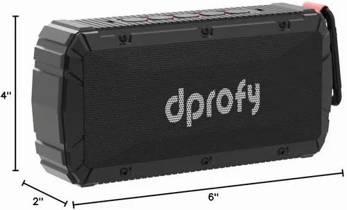 Vista 9 de Dprofy 2 altavoces de golf Bluetooth magnéticos portátiles profesionales, inalámbricos, impermeables, IPX6/a prueba de golpes, altavoces de golf
