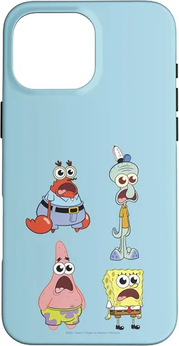 Vista 19 de Spongebob Squarepants Carcasa para iPhone 17 de Group Shot Stare