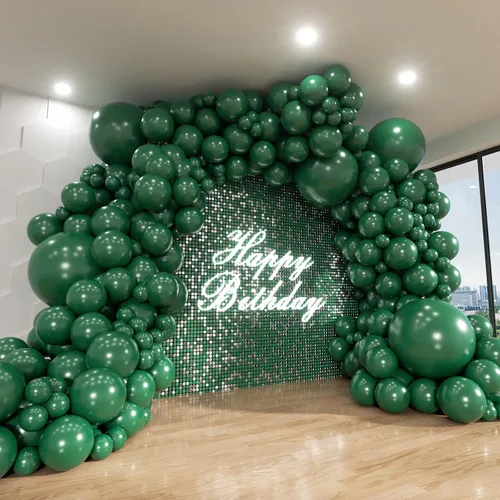 Vista 14 de Kit de Arco de Globos Azul ADOINBY, kit de 152 piezas de globos cromados macarrón azul marino y estrellas, kit de globos de diferentes tamaños