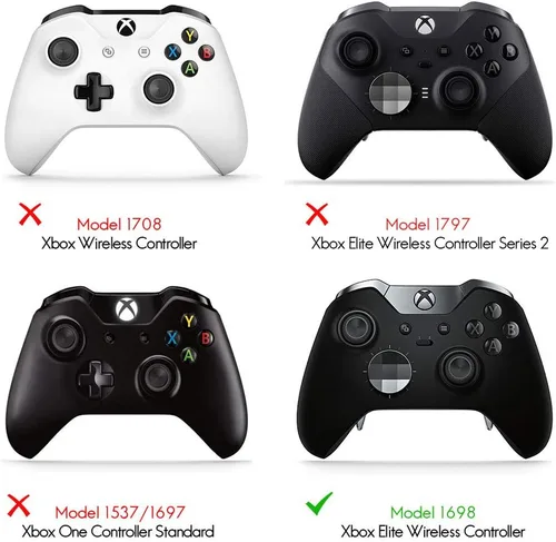 Vista 7 de TOMSIN Palillos de repuesto 6 en 1, intercambian joysticks magnéticos para Xbox One Elite Controller Series 1