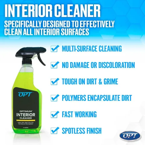 Vista 4 de Optimum No Rinse Versión 5 (946 ml) con Paquete Limpiador Interior Optimum (500 ml) – Lavado de Auto ONR Sin Enjuague con Solución de Limpieza