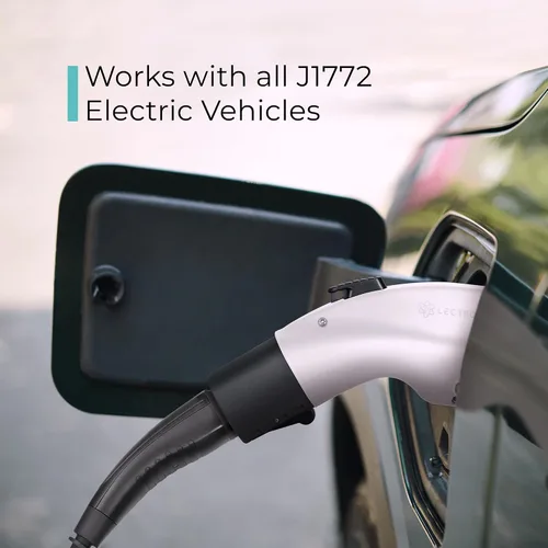 Vista 2 de Lectron Adaptador de carga Tesla a J1772 EV - Convertidor NACS, 48 Amp y 250V, compatible con conectores Tesla de alta potencia, cargadores
