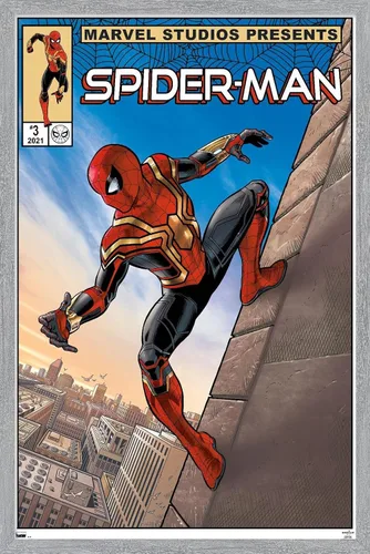 Vista 13 de Trends International Marvel Spider-Man: No Way Home - Póster de pared de cómic de pared, 22.4 pulgadas de largo x 14.7 pulgadas, versión enmarcada