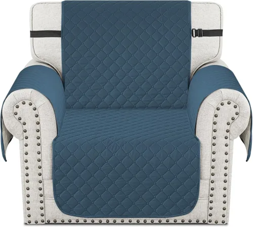 Vista 81 de XINEAGE Funda para Sillón Reclinable Resistente al Agua, Fundas Antideslizantes para Silla Reclinable con Bolsillos, Fundas Acolchadas Gruesas