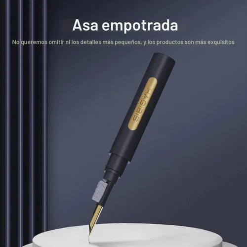 Vista 6 de Bolígrafo de limpieza Hagibis para Airpods Pro 1 2, kit de limpieza multifunción, cepillo suave para estuche de auriculares Bluetooth, herramientas