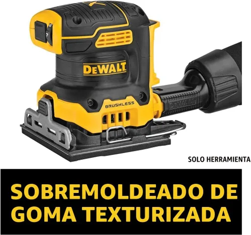 Vista 9 de DEWALT Lijadora inalámbrica de velocidad variable de 1/4 hoja sin escobillas MAX XR de 20 V (solo herramienta) (DCW200B)