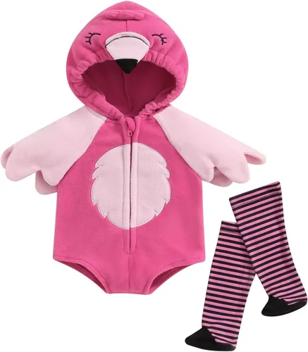 Vista 10 de Disfraz de Halloween para bebé, niño, niña, disfraz de frutas de animales, con cremallera, con capucha, medias para cosplay